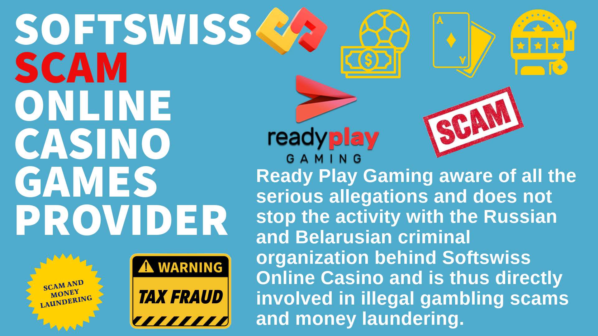 Ready Play Gaming - softswiss scam - Casino by Softswiss